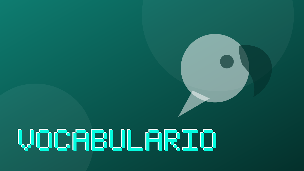 Ilustração de blocos representando verbos combinados com preposições em inglês